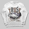 Harris Tweed x Wmns Dunk Low 'Sesame' DopeSkill Long Sleeve T-Shirt Trust No One Graphic Streetwear - White