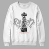 Grey Sneakers  DopeSkill Sweatshirt Queen Chess Graphic Streetwear - White 