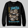 Jordan 11 Retro Gamma Blue (2025) DopeSkill Sweatshirt The Mouth With No Droughts Graphic Streetwear - Black