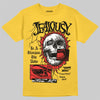 Yellow Sneakers DopeSkill T-Shirt Jealousy Graphic Streetwear - Gold