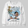 Vans Knu Stack Vintage Satin Dream Blue DopeSkill Sweatshirt No Fake Love Graphic Streetwear - White