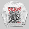 Jordan 4 “Flight Club” DopeSkill Long Sleeve T-Shirt Distorted Realms Graphic Streetwear - White