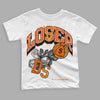 Jordan 12 Retro Brilliant Orange DopeSkill Toddler Kids T-shirt Loser Lover Graphic Streetwear - White