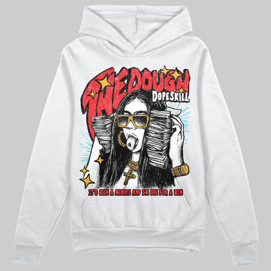 Red Sneakers DopeSkill Hoodie Sweatshirt The Dough Graphic Streetwear 0 White