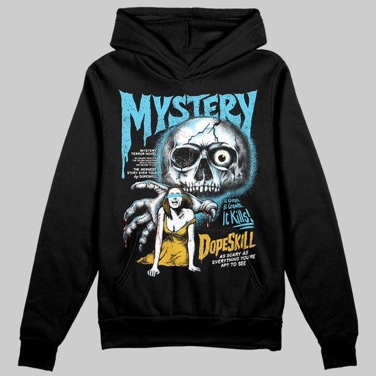 Jordan 11 Retro Gamma Blue (2025) DopeSkill Hoodie Sweatshirt Mystery Ghostly Grasp Graphic Streetwear - Black