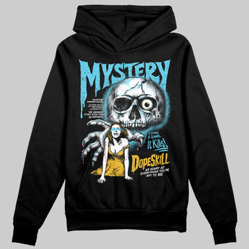 Jordan 11 Retro Gamma Blue (2025) DopeSkill Hoodie Sweatshirt Mystery Ghostly Grasp Graphic Streetwear - Black