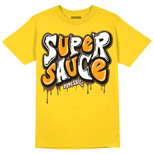 Jordan 6 “Yellow Ochre” DopeSkill Yellow T-shirt Super Sauce Graphic Streetwear 