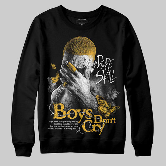 Jordan 5 'Tokyo' DopeSkill Sweatshirt Boys Don't Cry Graphic Streetwear - Black