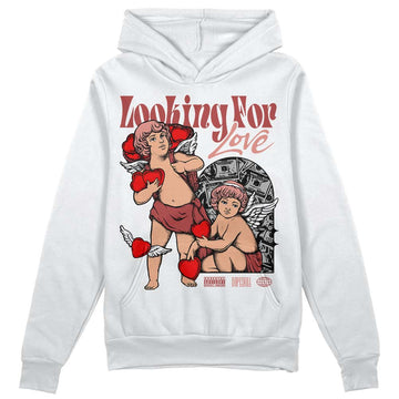 Jordan 13 “Dune Red” DopeSkill Hoodie Sweatshirt Looking For Love Graphic Streetwear - WHite