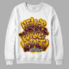 Dunk Yellow Bordeaux DopeSkill Sweatshirt Never Forget Loyalty Graphic Streetwear - White