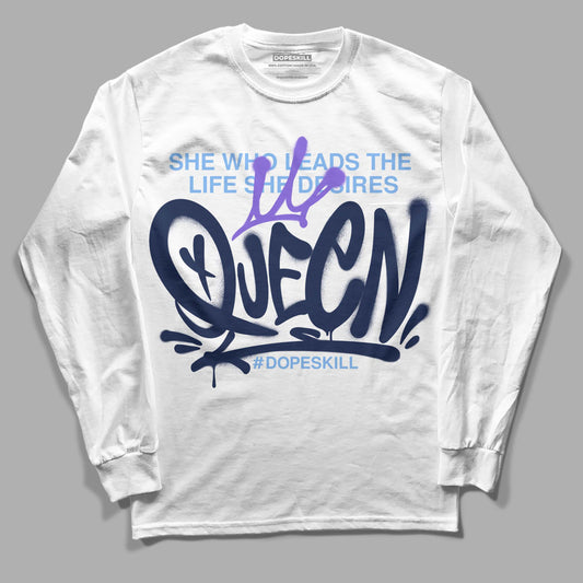 Jordan 5 SE “Georgetown” DopeSkill Long Sleeve T-Shirt Queen Graphic Streetwear