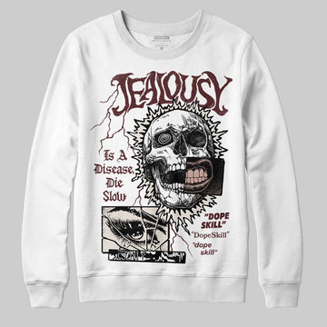 Jordan 11 “China” DopeSkill Sweatshirt Jealousy Graphic Streetwear - White