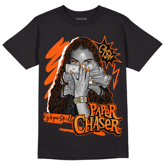 Jordan 12 Retro Brilliant Orange DopeSkill T-Shirt NPC Graphic Streetwear - Black