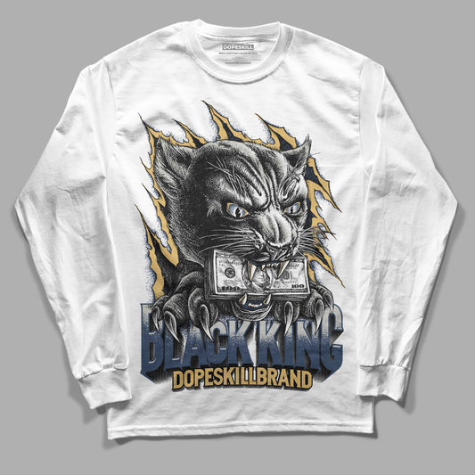 A Ma Maniere x Jordan 5 Dawn “Photon Dust” DopeSkill Long Sleeve T-Shirt Black King Graphic Streetwear - White