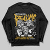 Jordan 5 'Tokyo' DopeSkill Long Sleeve T-Shirt Distorted Realms Graphic Streetwear - Black
