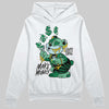 Green Sneakers DopeSkill Hoodie Sweatshirt Make Money Graphic Streetwear - White