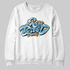 Jordan 4 Denim “Worn Blue” DopeSkill Sweatshirt Rare Breed Type Graphic Streetwear - WHite 