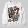 Jordan 4 OG “White Cement” DopeSkill Sweatshirt Don't Kill My Vibe Graphic Streetwear - White
