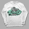 Jordan 3 "Green Glow" DopeSkill Long Sleeve T-Shirt Rare Breed Type  Graphic Streetwear - White 