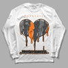 Jordan 3 Retro 'Fear Pack' DopeSkill Long Sleeve T-Shirt Juneteenth Heart Graphic Streetwear - White 