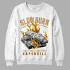 Jordan 13 Wheat 2023 DopeSkill Sweatshirt Slow Burn Graphic Streetwear - WHite