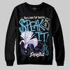Jordan 8 Retro 'Aqua' 2025 DopeSkill Sweatshirt Speak It Graphic Streetwear - Black