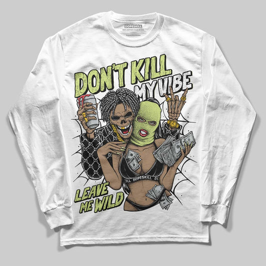 Jordan 11 “Inner Beast” DopeSkill Long Sleeve T-Shirt Don't Kill My Vibe Graphic Streetwear - White