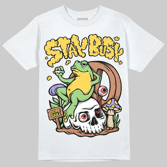 Limited DopeSkill T-Shirt Stay Busy Graphic Streetwear - White 