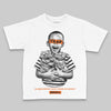Orange Sneakers DopeSkill Toddler Kids T-shirt Scared Money Don't Make No Money Graphic Streetwear - White