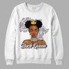 Jordan 2 Cement Grey DopeSkill Sweatshirt Black Queen Graphic Streetwear - White