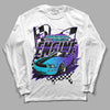 Jordan 6 "Aqua" DopeSkill Long Sleeve T-Shirt ENGINE Tshirt Graphic Streetwear - White 