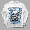 Jordan 9 Powder Blue DopeSkill Long Sleeve T-Shirt Trapped Halloween Graphic Streetwear - White 