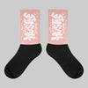 Leather Curb Glitter Pale Pink DopeSkill Sublimated Socks Hustle Graphic