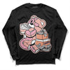 Jordan 11 Low “Legend Pink” DopeSkill Long Sleeve T-Shirt Bear Steals Sneaker Graphic Streetwear - Black