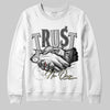 Jordan 4 Retro SE Craft Photon Dust DopeSkill Sweatshirt Trust No One Graphic Streetwear - White 