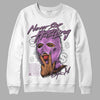 Jordan 2 “Mauve/Off-Noir”  DopeSkill Sweatshirt Never Stop Hustling Graphic Streetwear - White 