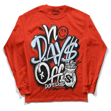 Jordan 6 Retro Toro Bravo DopeSkill Varsity Red Long Sleeve T-Shirt No Days Off Graphic Streetwear