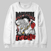 Jordan 6 “Reverse Infrared” DopeSkill Sweatshirt Sorry I've Been Trappin Graphic Streetwear - White