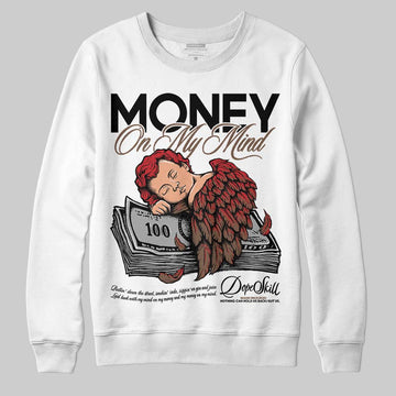 Jordan 9 'Olive' DopeSkill Sweatshirt MOMM Graphic Streetwear - White