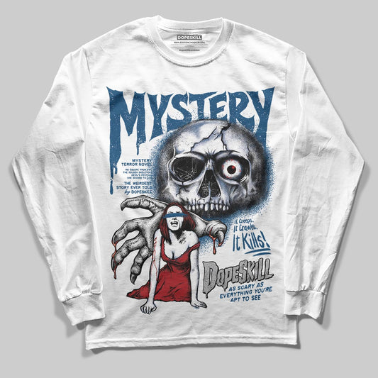 Jordan 12 Retro French Blue (2025) DopeSkill Long Sleeve T-Shirt Mystery Ghostly Grasp Graphic Streetwear