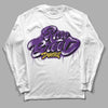 Jordan 12 “Field Purple” DopeSkill Long Sleeve T-Shirt Rare Breed Type Graphic Streetwear - White