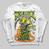 Neon Green Sneakers DopeSkill Long Sleeve T-Shirt NeverFull Graphic Streetwear - White