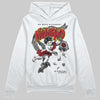 Jordan 4 “Flight Club” DopeSkill Hoodie Sweatshirt Nevermind Graphic Streetwear - White