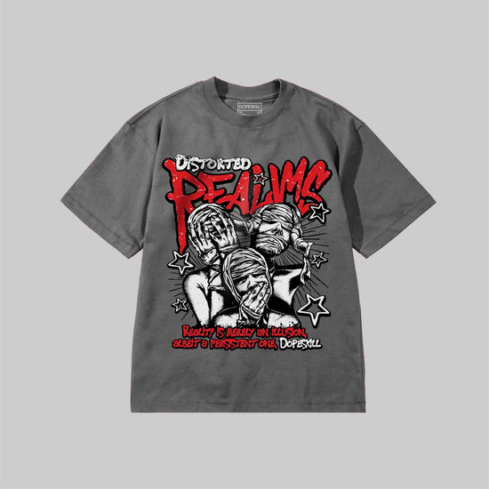 Distorted Realms DopeSkill Premium T-shirt Streetwear - Grey