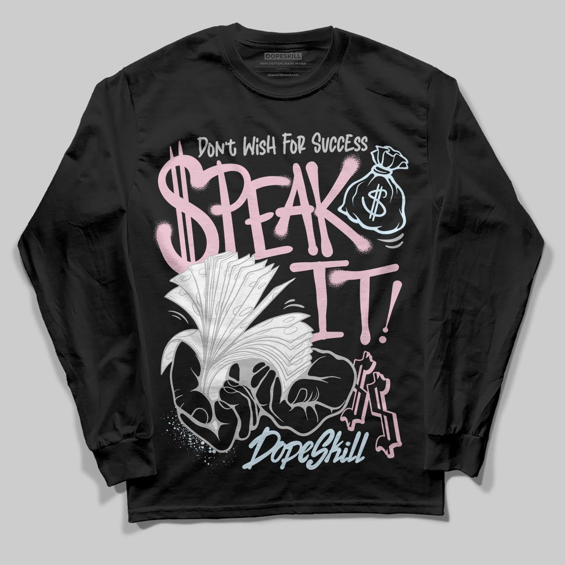 Jordan 5 OG “35th Anniversary” DopeSkill Long Sleeve T-Shirt Speak It Graphic Streetwear - Black