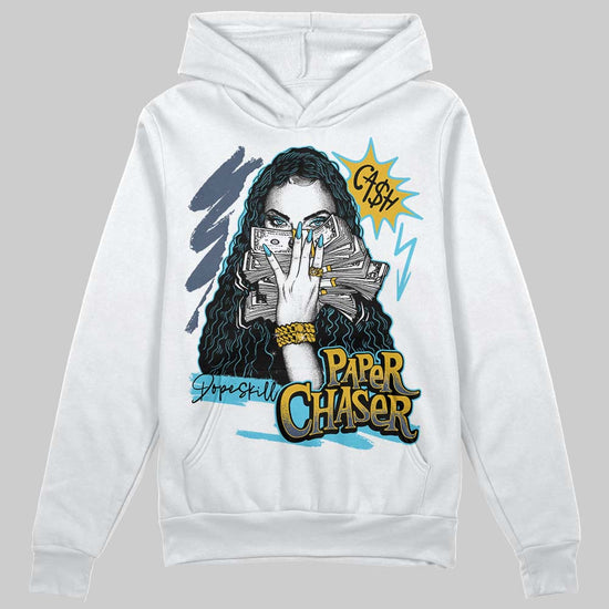 Jordan 11 Retro Gamma Blue (2025) DopeSkill Hoodie Sweatshirt NPC Graphic Streetwear - White