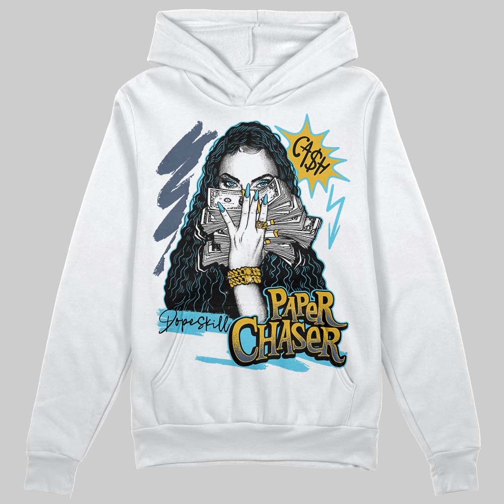 Jordan 11 Retro Gamma Blue (2025) DopeSkill Hoodie Sweatshirt NPC Graphic Streetwear - White