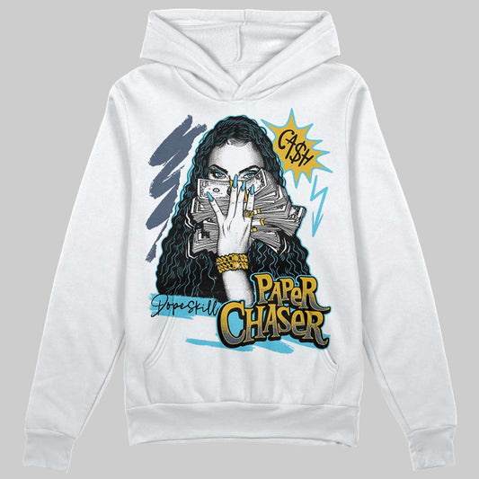 Jordan 11 Retro Gamma Blue (2025) DopeSkill Hoodie Sweatshirt NPC Graphic Streetwear - White