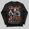 Jordan 3 “Starfish” DopeSkill Long Sleeve T-Shirt Broken Bones Graphic Streetwear - Black