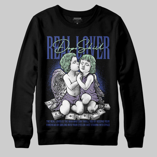 Jordan 1 Retro Low OG Zion Williamson Voodoo Alternate DopeSkill Sweatshirt Real Lover Graphic Streetwear - black